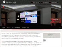 Tablet Screenshot of estudioscave.com